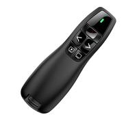 Présentateur sans fil professionnel sans fil 2,4 GHz, télécommande Powerpoint, pointeur laser de présentation Label