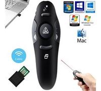 Présentateur USB sans fil PPT Qumox Remote Control Presenter Pen, 2.4GHz PowerPoint Presentation Clicker pour l'école ou le bureau G