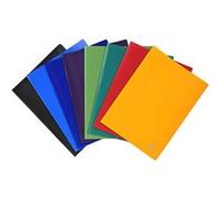 Exacompta - Réf. 88210E - 1 Protège-documents OPAK - 20 pochettes cristal lisse - 40 vues - pour format 17 x 22 cm - dimensions 18 x 23 cm - couverture en polypro semi-rigide - 8 couleurs aléatoires