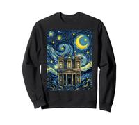 Présentation de l'histoire de l'art de Petra Jordan Starry Night Sweatshirt