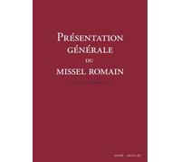Présentation générale du missel romain - 3e édition typique 2002 - AELF - Desclee Mame - broché - Essai