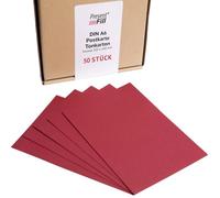PresentFill® Lot de 100 cartes postales vierges en carton bordeaux rouge - 210 g/m² - Format A6 - 105 x 148 mm - Pour personnaliser, écrire ou imprimer comme carton de bricolage