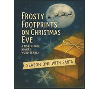 Presenting Huge Word Search Books for Adults Frosty Footprints On Christmas Eve: Season One With Santa: Full Page And Large Print Wordfind For Easy Reading