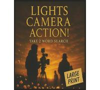 Presenting Huge Word Search Books for Adults Lights Camera Action Movie Edition 3000+ Movies Take 2: Full Page Word Puzzle Large Print Word Find For Easy Reading