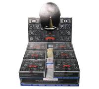 Présentoir 12 Boîtes de 12 Cônes D'encens Nag Champa Satya Super Hit