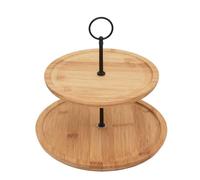 PRESENTOIR 2 ETAGES BAMBOU