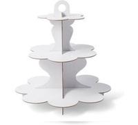 présentoir 3 étages blanc 34 cm - artifetes 10384 Blanc G
