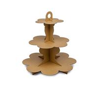 PRÉSENTOIR 3 ÉTAGES EN CARTON KRAFT 34CM