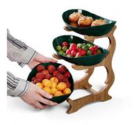 Présentoir 3 Étages pour Fruits, Snacks et Gâteaux - Ver