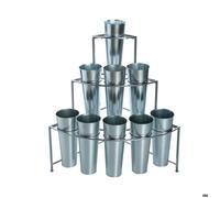 Présentoir + 9 caches pots - Atmosphera Créateur d'intérieur