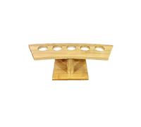 Présentoir à 5 trous en bambou pour cônes de glace et sushis pour décoration de cuisine ou de salle à manger