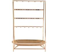 Présentoir à bijoux, Desktop Jewelry Storage & Display Rack, Earring Necklace Organizer for Dresser