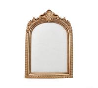 Présentoir à bijoux en résine dorée antique avec style vintage sculpté, double usage comme présentoir et cadre photo pour un rangement élégant (20,3 cm)