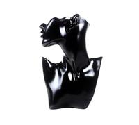 Présentoir à bijoux en résine pour boucles d'oreilles, bagues, mannequin de buste et de main, convient pour une utilisation au détail, décoration d'intérieur, présentoir à bijoux
