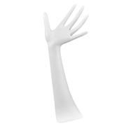Présentoir à bijoux en résine pour colliers, bracelets, coiffeuse - 30,5 cm - Blanc