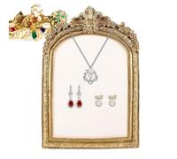 Présentoir à bijoux fait à la main - Cadre en résine avec dos en velours - Support vintage - Porte-bijoux élégant avec design en résine solide - Solution de présentation décorative pour anniversaire