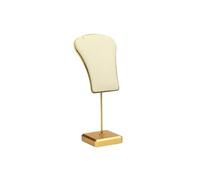 Présentoir à bijoux léger et luxueux pour colliers, bracelets, bagues (blanc)