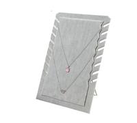 présentoir à bijoux Présentoir de colliers en velours avec barre en T for colliers et pendentifs, vitrine de boutique