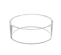 Présentoir à billes en acrylique - Support à billes en acrylique, support de sport à anneau rond | Vitrine de basket-ball transparente avec base stable, support de football polyvalent pour la maison