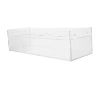 Présentoir à Boissons Glacées Acrylique 2 Niveaux 6 Emplacements Moderne | Organisation de Comptoir Élégante, Étagères Verticales, pour Boissons Glacées et Gobelets en Plastique, pour Cafés