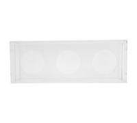 Présentoir à Boissons Glacées en Acrylique, 6 Emplacements, Double | Transparent, Accès Facile, pour Gobelets et Verres, Comptoir de Café ou Restaurant