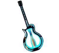 Présentoir à bouteilles d'alcool éclairé à LED, support à vin for guitare illuminé, présentoir à bouteilles de champagne à LED avec lumières colorées clignotantes, for fête d'anniversaire, mariage, ba