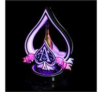 Présentoir à bouteilles d'alcool - Support de bouteille de vin lumineux 7 couleurs pour bar, hôtel, boîte de nuit - Présentateur de champagne Ace of Spades