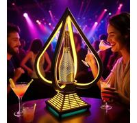 Présentoir à bouteilles de champagne Ace of Spades Led, présentoirs VIP éclairés à LED pour bouteilles d'alcool, rechargeables, structure en fer, bar, hôtel, boîte de nuit, étagères d'éclairage privée
