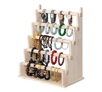 Présentoir à bracelets en bois à 5 étages