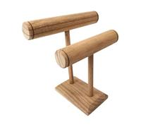 Présentoir à bracelets Nomade 2 joncs en bois | Finition Bois brut naturel