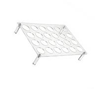 Présentoir à capsules de café avec cadre en acrylique avec bords lisses et épaisseur constante pour une utilisation fiable à long terme dans les zones à fort trafic