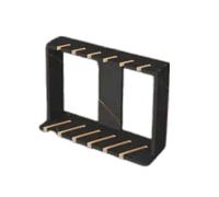 Présentoir À Carreaux De Sol En Grille 6/8/10,échantillons En Céramique,panneaux De Construction,rainure Inclinée Vers La Gauche,peut Stocker Des Planches Bois(60x19.5x43cm)