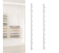 Présentoir à carrelage, présentoir d'échantillons pour parquet, grand support mural pour skateboard, présentoir métallique pour halls d'exposition, magasins de détail, salons(Wit,Depth:10.5cm(4.1in))