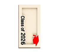 Présentoir À Cartes Diplôme | Classe 2026 en bois drôle pour la remise des diplômes - Porte-Billets Diplômé En Bois | Pour Fête Scolaire Annuelle, Cérémonie, Événement, Célébration, Université Et