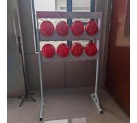 Présentoir à Casques, Support autoportant pour Casques de Chantier - Râtelier Robuste à 2, 3 ou 4 Niveaux pour Casques de Chantier commerciaux (8/12/16 Casques) - Grande capacité,