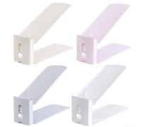 Présentoir à chaussures avec construction robuste parfaitement adaptée pour présenter des collections de chaussures partout (blanc)