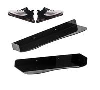 Présentoir à chaussures en acrylique - Support de rangement mural flottant - Organisateur moderne | Support de décoration d'intérieur élégant pour collectionneurs, présentoir de baskets et vitrine de