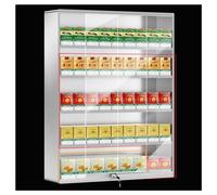 Présentoir à cigares avec serrure et clé - Vitrine commerciale pour cigarettes à bonbons et boîtes d'allumettes (56,5 x 28,8 x 75 cm) - Solution de rangement sûre et élégante pour vente au détail