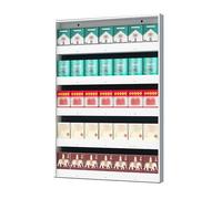 Présentoir à cigarettes 4/5/6 niveaux - Support mural pour tabac - Étagères