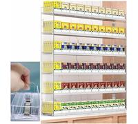 Présentoir à Cigarettes à Plusieurs Niveaux en Acrylique Transparent, avec Plateau Poussoir Automatique, idéal pour Les supermarchés et Les magasins (56,5 x 16 x 64,2 cm). Dimensions : 56,5