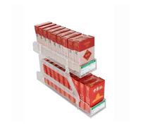 Présentoir à cigarettes avec support, vitrine de supermarché en acrylique, plateau poussoir automatique