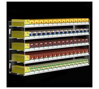 Présentoir à cigarettes - Distributeur automatique de cigarettes - Support pour tabac - Montage mural/de bureau - 4 étages - 10 colonnes