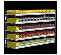 Présentoir à cigarettes - Distributeur automatique de cigarettes - Support pour tabac - Montage mural/de bureau - 4 étages - 10 colonnes