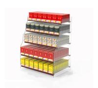 Présentoir à cigarettes en acrylique pour distributeurs automatiques de vente au détail - Support compact à bouton-poussoir (38,5 x 29 x 61,5 cm)