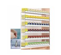 Présentoir à cigarettes en acrylique - Système poussoir automatique pour supermarchés, installation facile et vitrine durable pour une meilleure marchandise en magasin