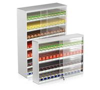 Présentoir à cigarettes et porte-allumettes, étagère murale pour vapes, vitrine polyvalente pour usage commercial