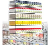 Présentoir À Cigarettes For Magasins, Poussoir À Cigarettes Automatique, Étagère Rectangulaire En Acrylique For Stockage De Bonbons À Cigarettes For Supermarché(5packs,80 * 56cm)