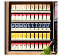 Présentoir à Cigarettes Mural en Acrylique, Poussoir à Cigarettes Automatique, étui rectangulaire pour étagères de Magasin, Organisateur de Cigarettes Durable, Dimensions : 5 x 44,5 x 29 cm