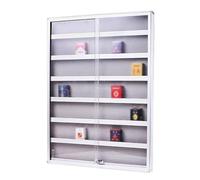 Présentoir à cigarettes, porte-cigarettes à portes coulissantes en acrylique, plateau poussoir à cigarettes verrouillable en aluminium, organisateur d'armoire de vente au détail pour centre commercial