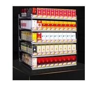 Présentoir à Cigarettes pour Magasin, Poussoir à Cigarettes Automatique, présentoir à Cigarettes étanche et résistant à l'usure pour supermarchés (Couleur : Transparent, Dimensions